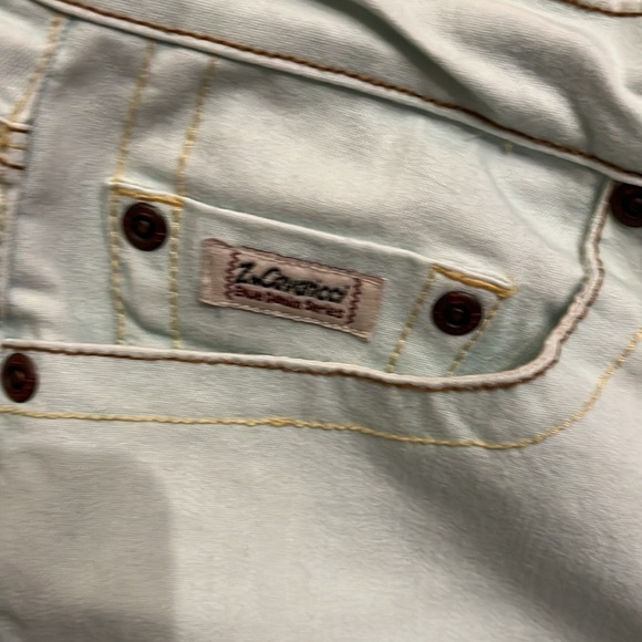 Z Cavaricci Authentic Vintage Mint Green Jeans - Picture 3 of 6